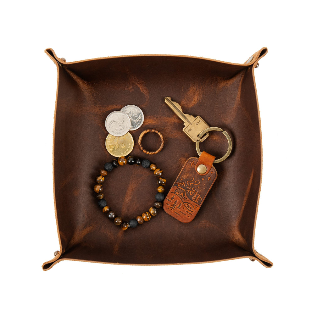 Leather Valet Tray