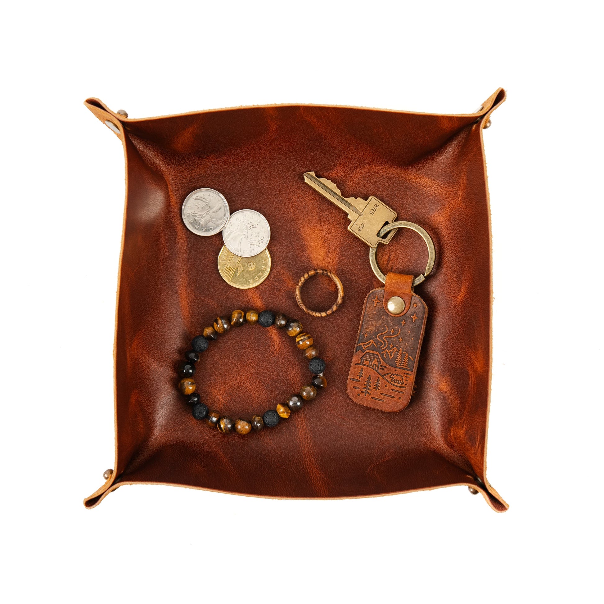 Leather Valet Tray