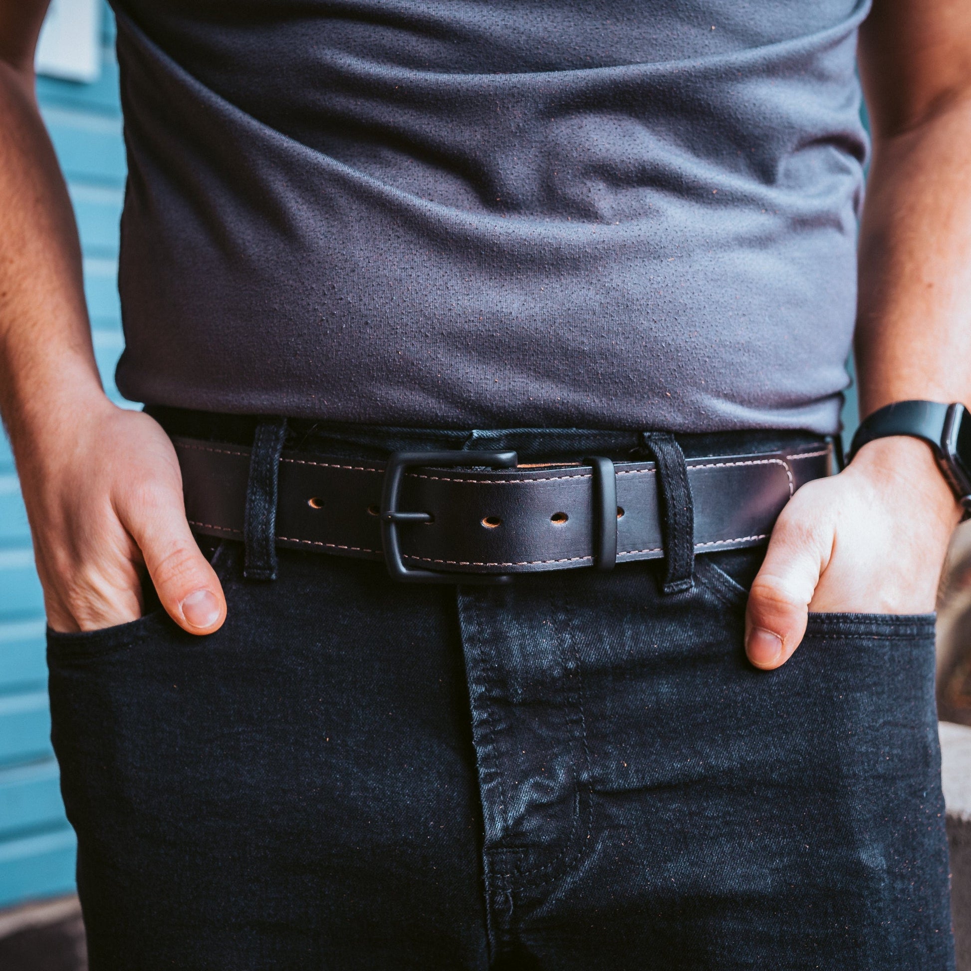 Leather Vanguard Belt - 1.5"