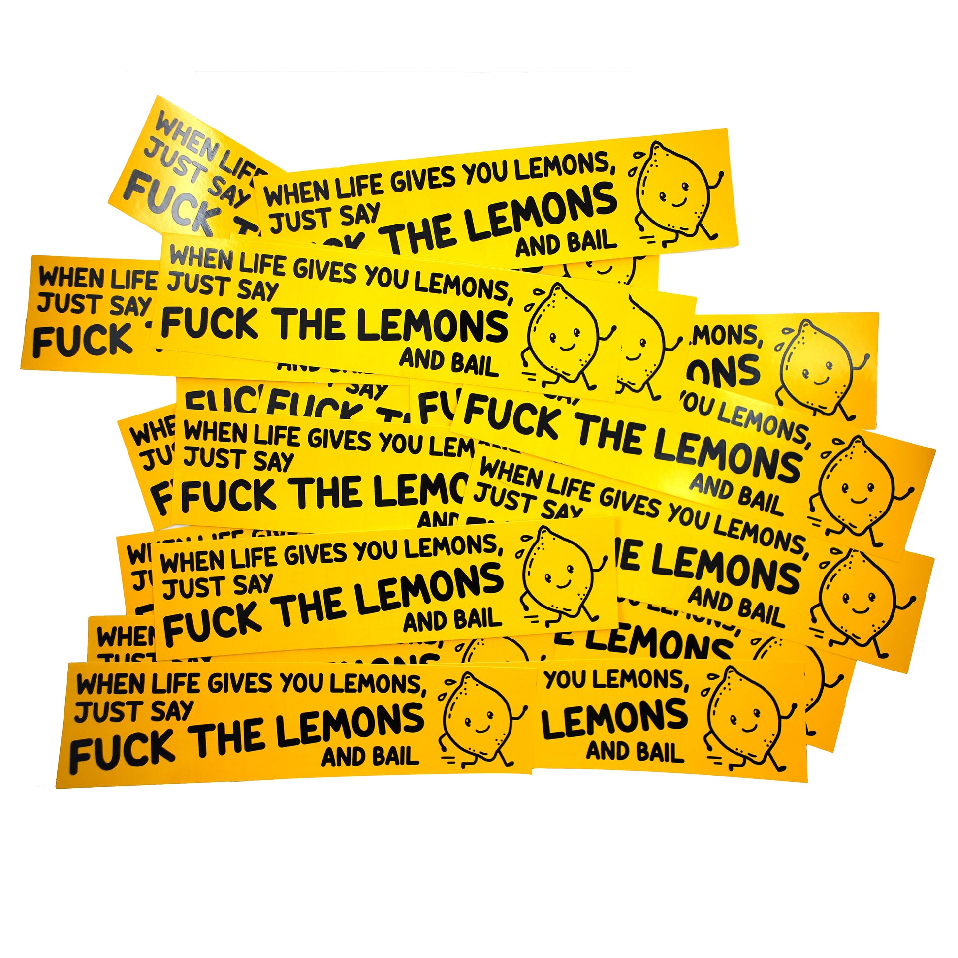 When Life Gives You Lemons Bumper Sticker