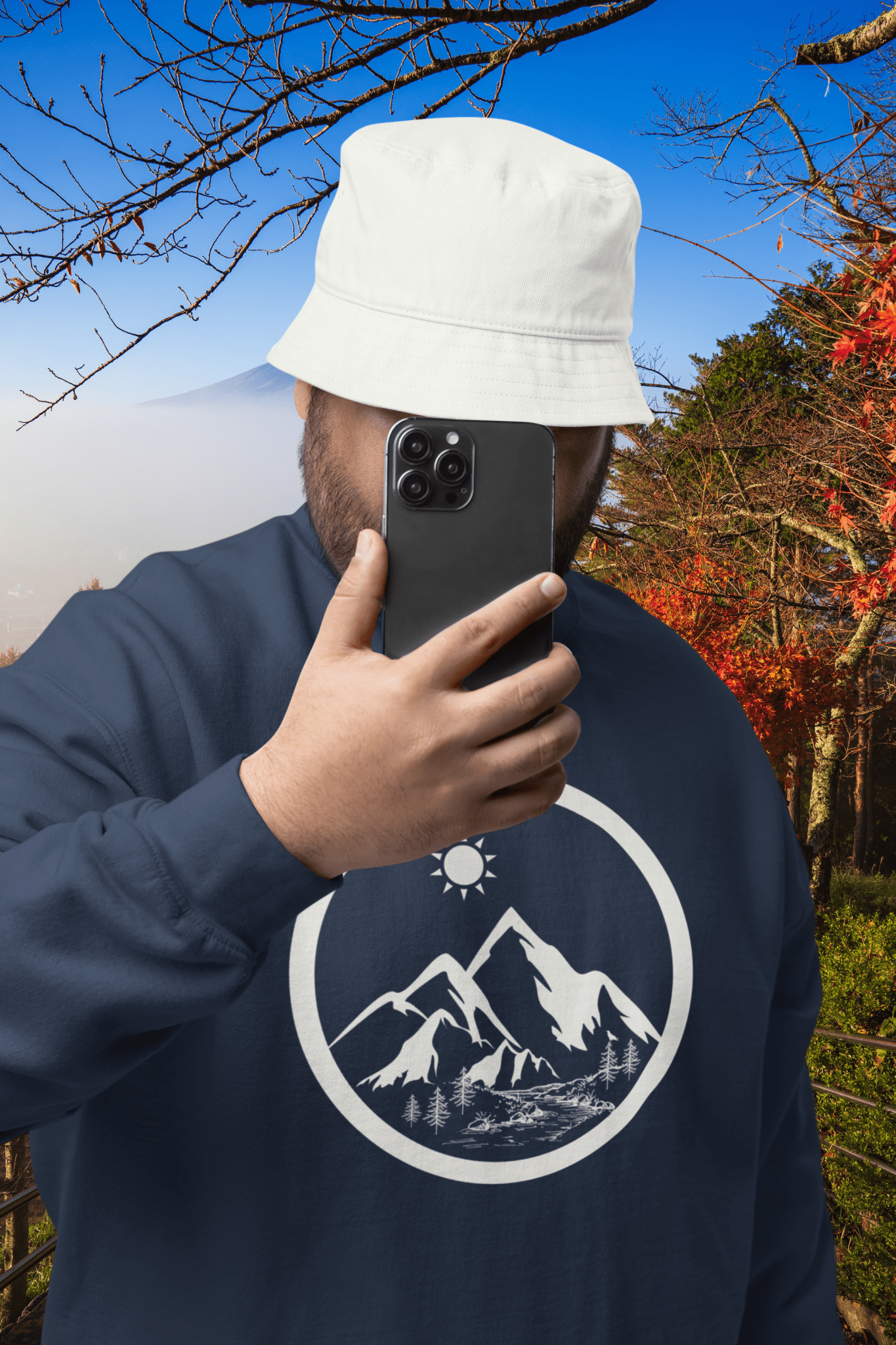 Life in the Mountains Unisex Crewneck Sweatshirt