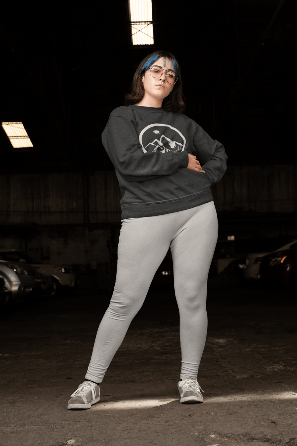 Life in the Mountains Unisex Crewneck Sweatshirt