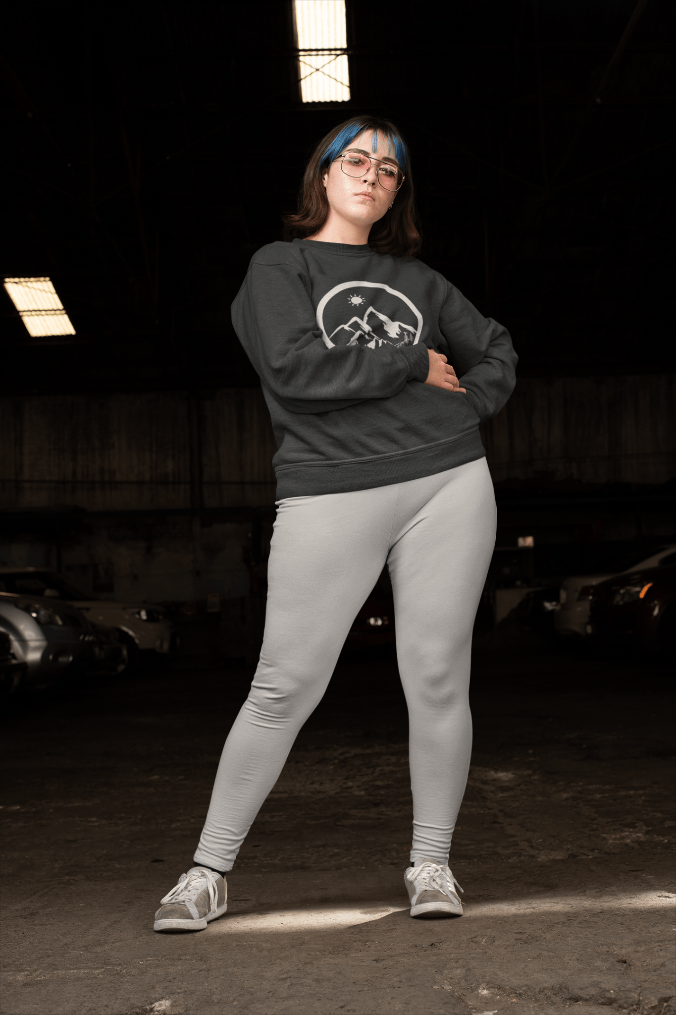 Life in the Mountains Unisex Crewneck Sweatshirt