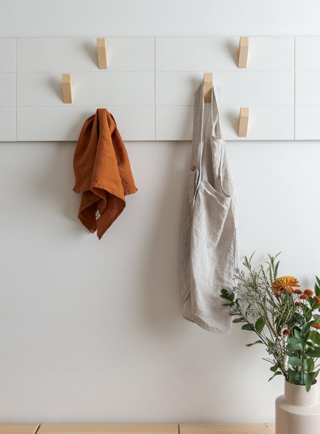 Linen Apron - Oat