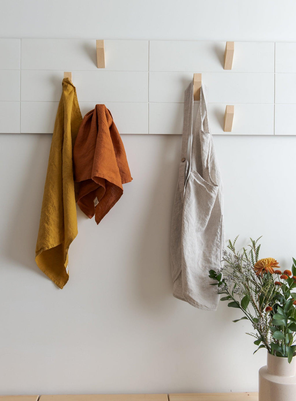 Linen Apron - Oat
