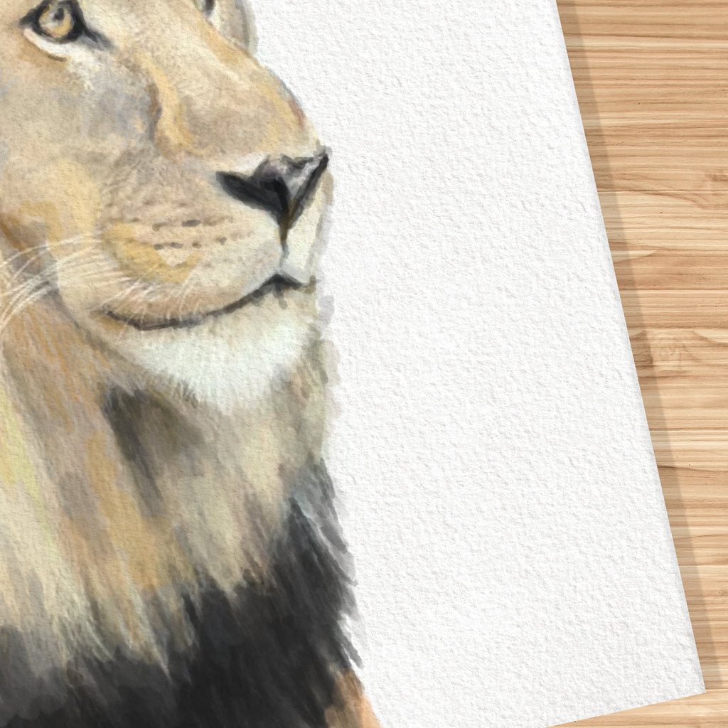 Impression d'art Lion