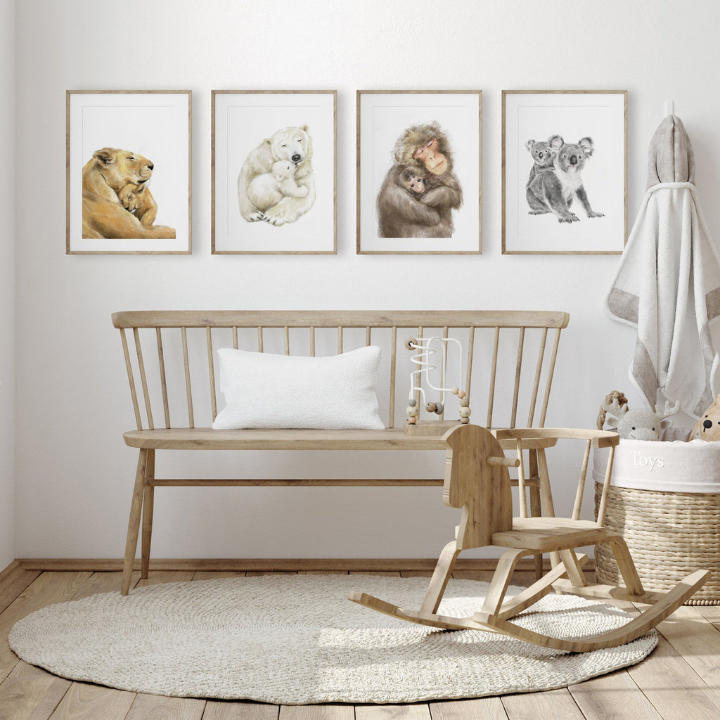 Tableau représentant un bébé koala et sa maman