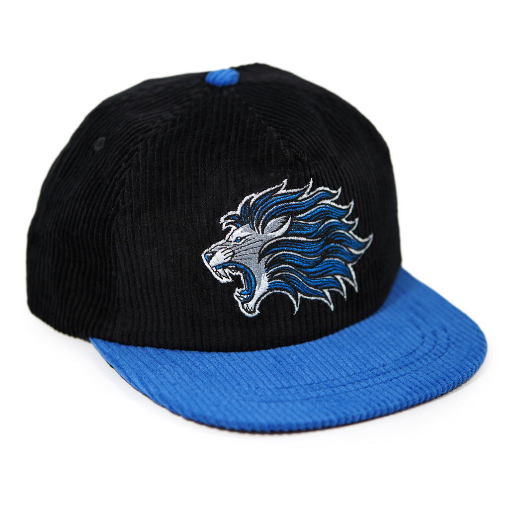 Chapeau en velours côtelé Lion