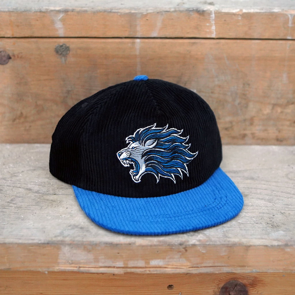 Chapeau en velours côtelé Lion