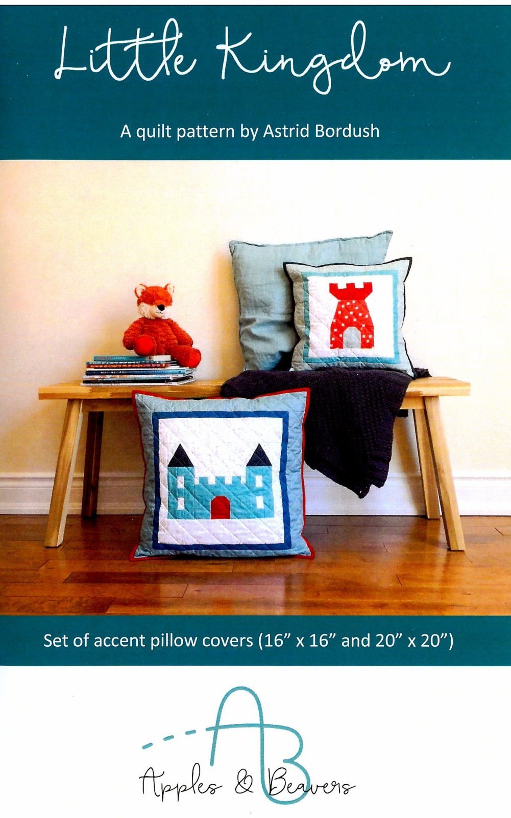 Modèle de coussin Apples &amp; Beavers Little Kingdom