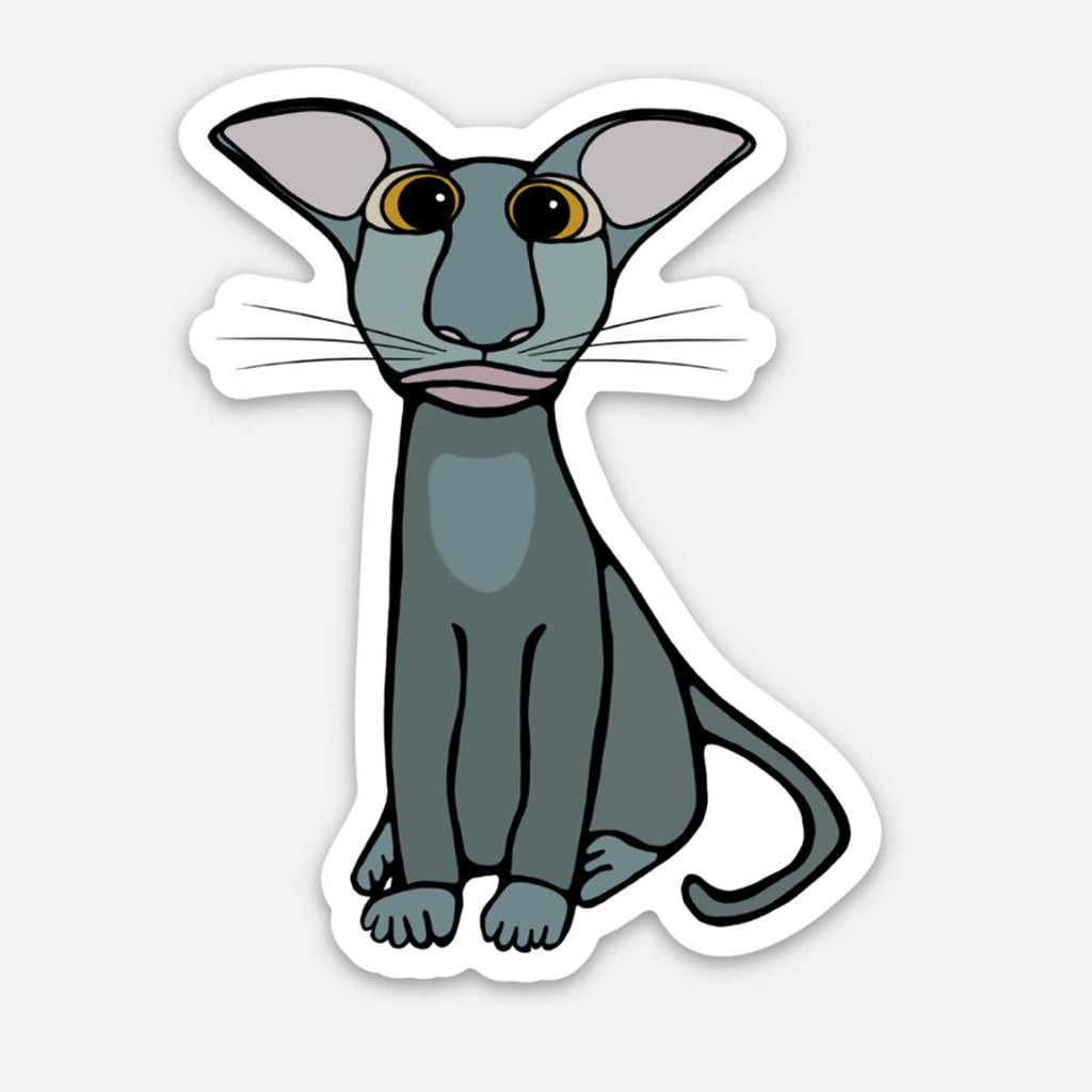 Autocollant vinyle - Loki le chat