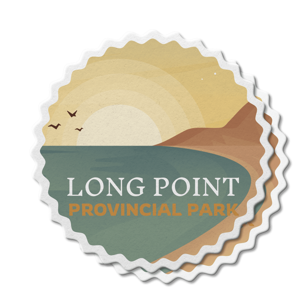Long Point Ontario Provincial Park Waterproof Vinyl Sticker, Canada Parks