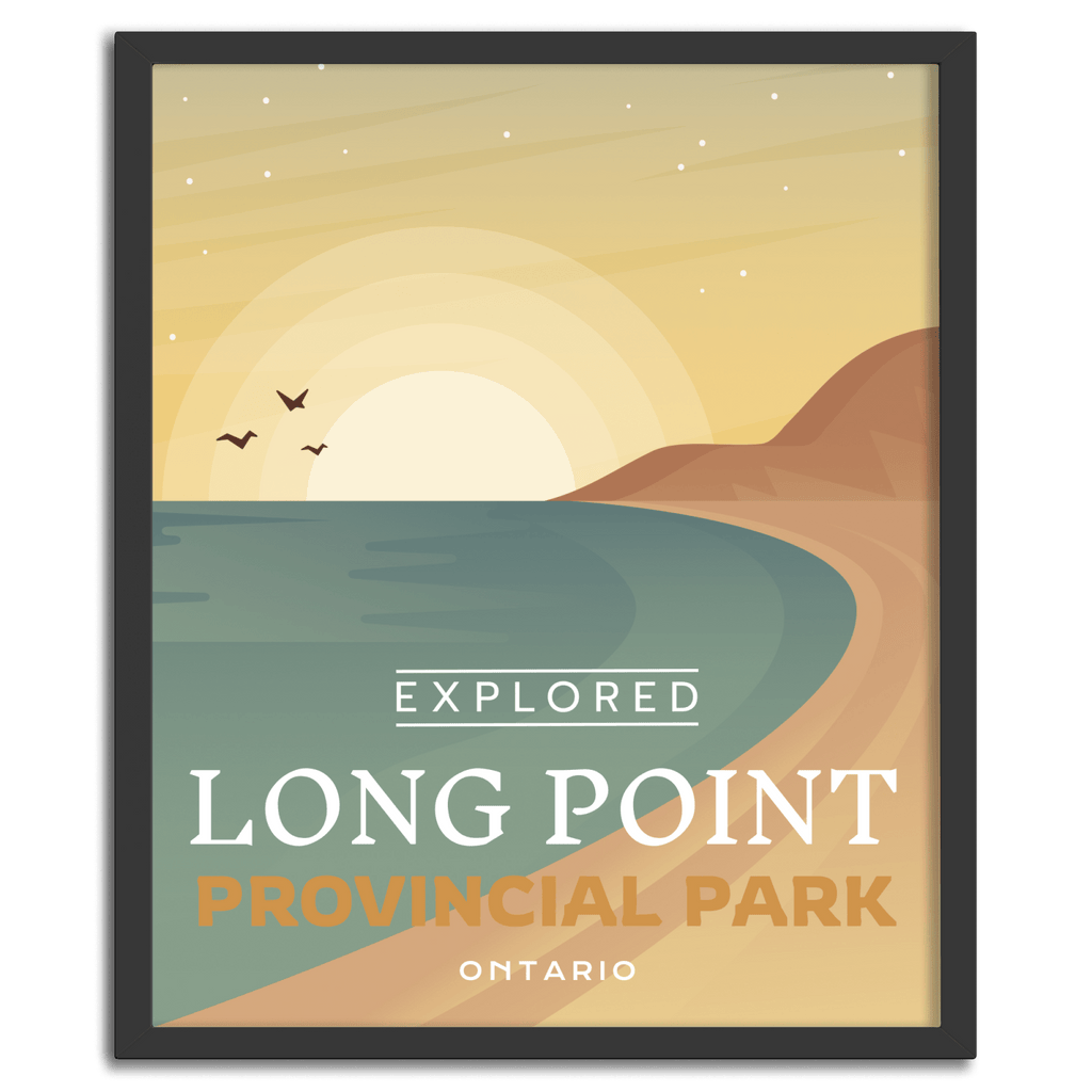 Long Point Provincial Park 'Explored' Poster, Canada Parks