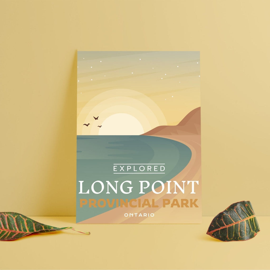 Long Point Provincial Park 'Explored' Poster, Canada Parks