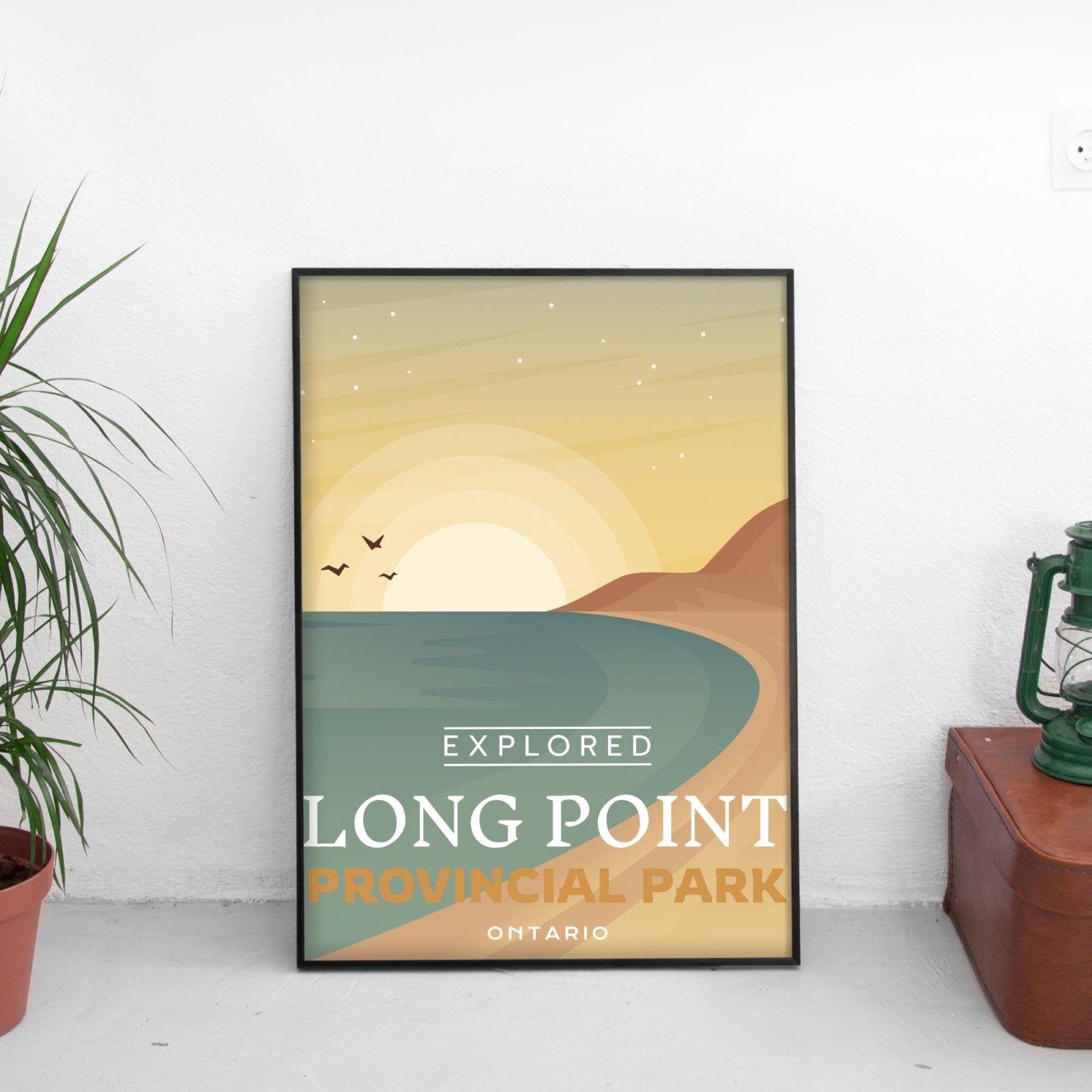 Long Point Provincial Park 'Explored' Poster, Canada Parks