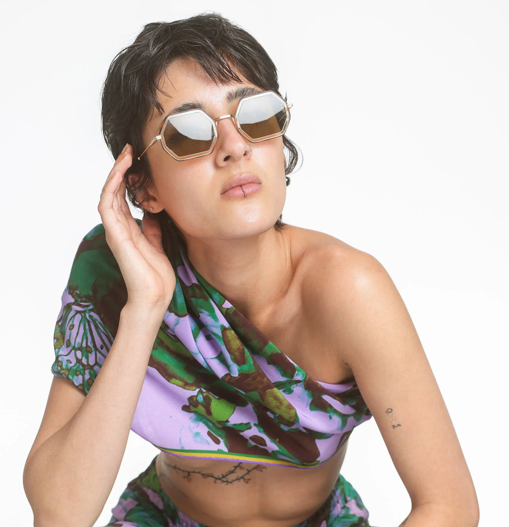 garden party silk scarf