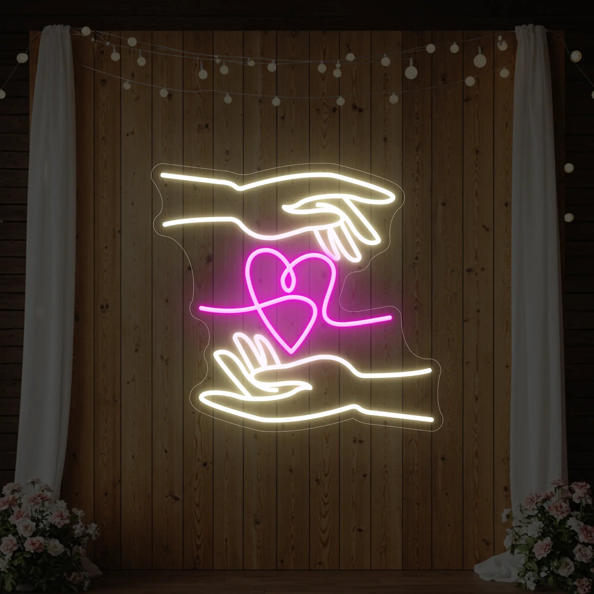 Love Hand Neon Signs