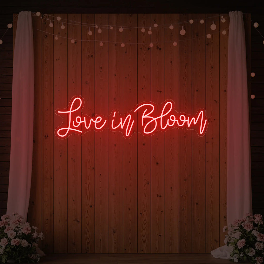 Love in Bloom Neon Sign