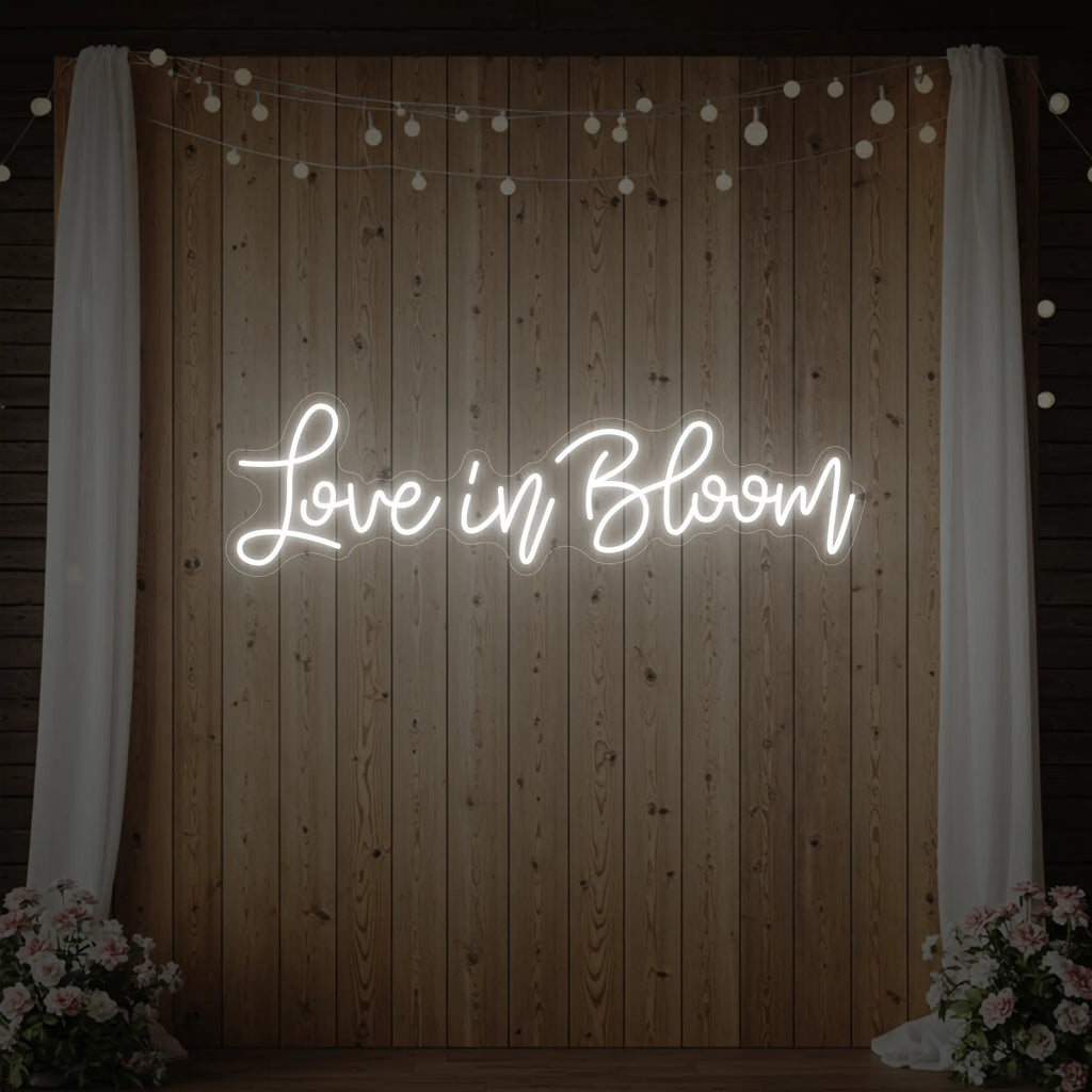 Love in Bloom Neon Sign