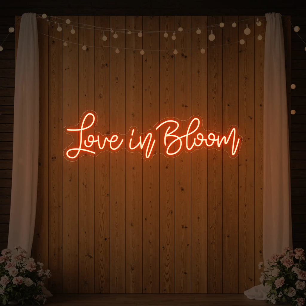 Love in Bloom Neon Sign