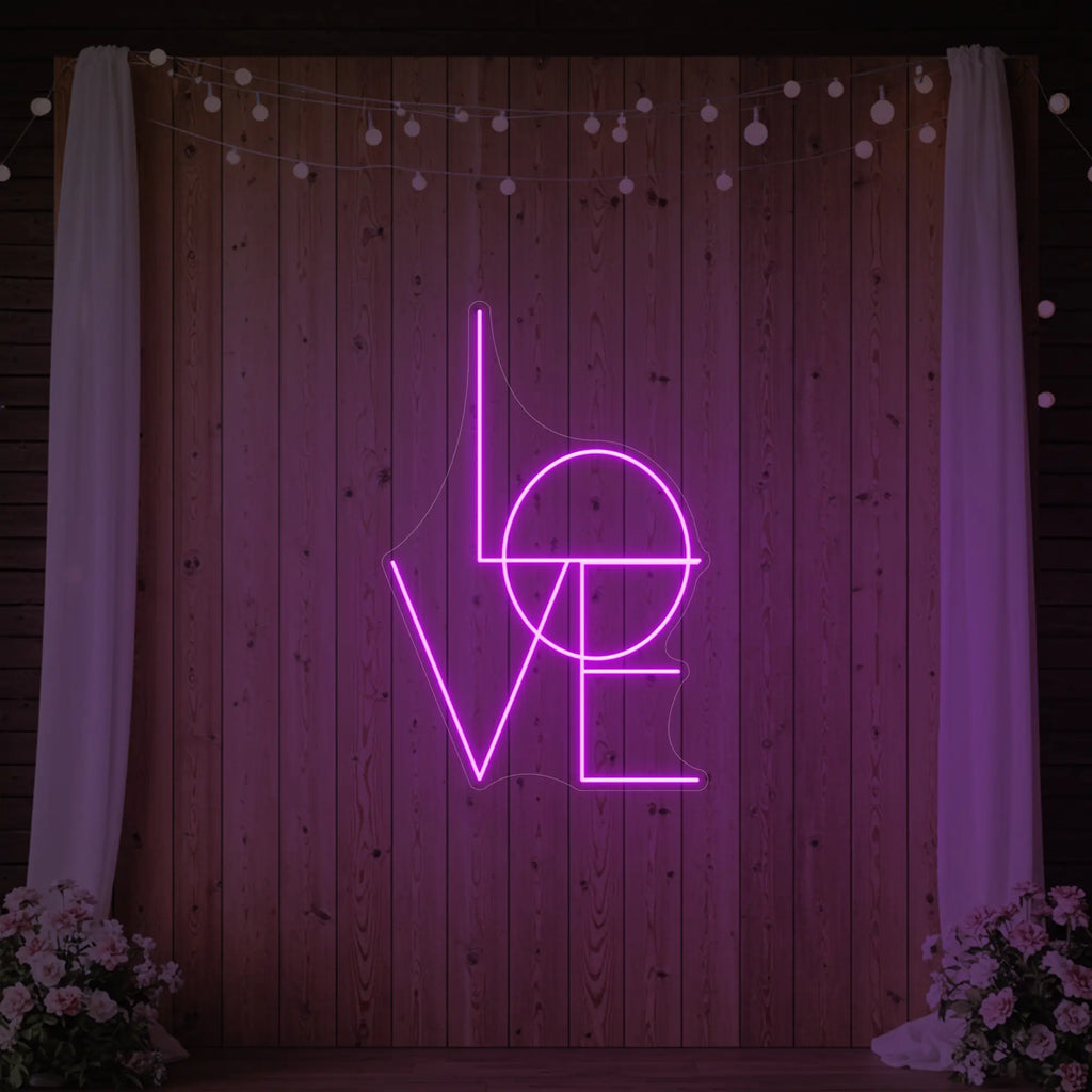Enseigne lumineuse LOVE
