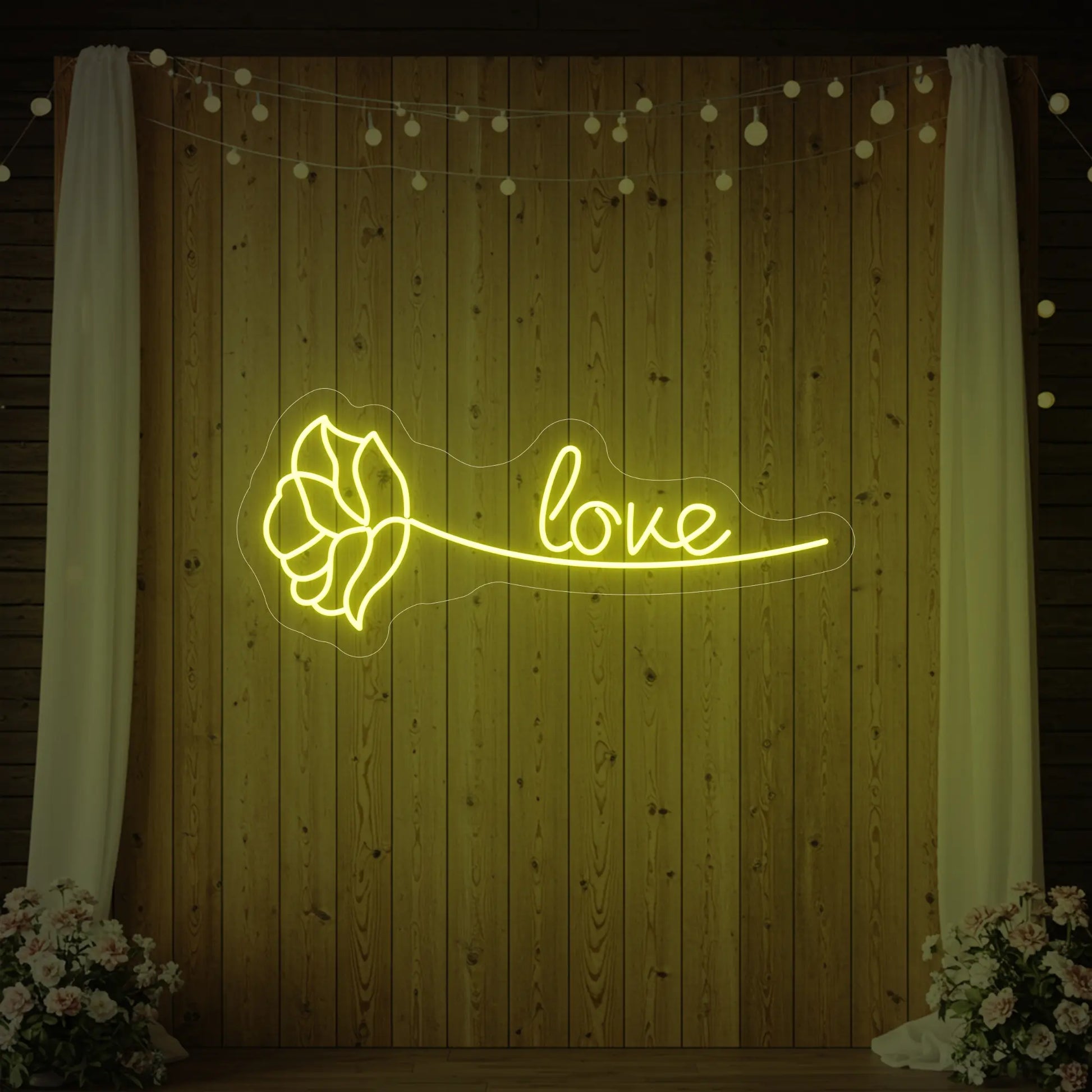 Love Rose Neon Sign