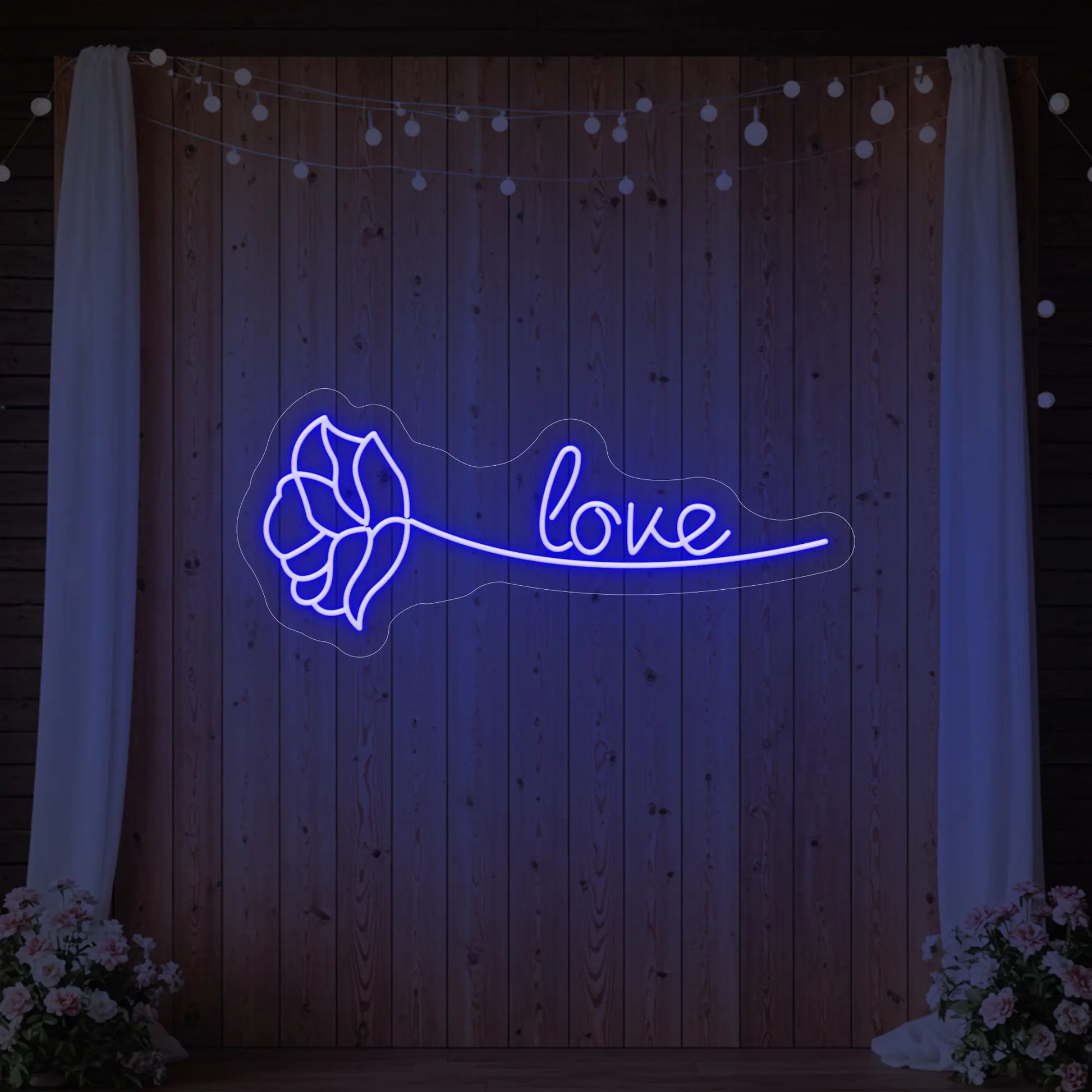 Love Rose Neon Sign