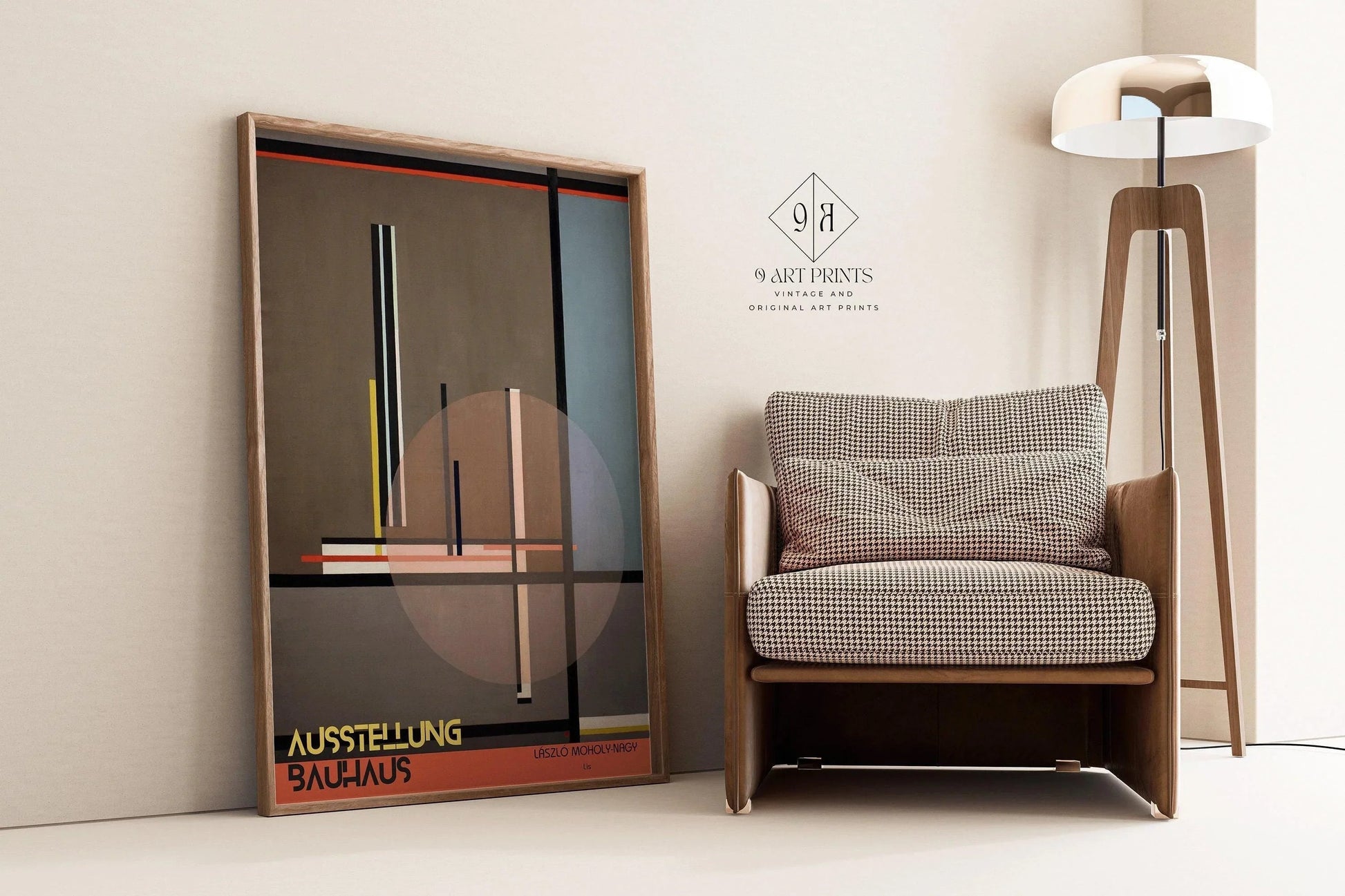 L√°szl√≥ Moholy-Nagy Lis (1922) Exposition Bauhaus - Impression giclée - Encadrée ou non encadrée