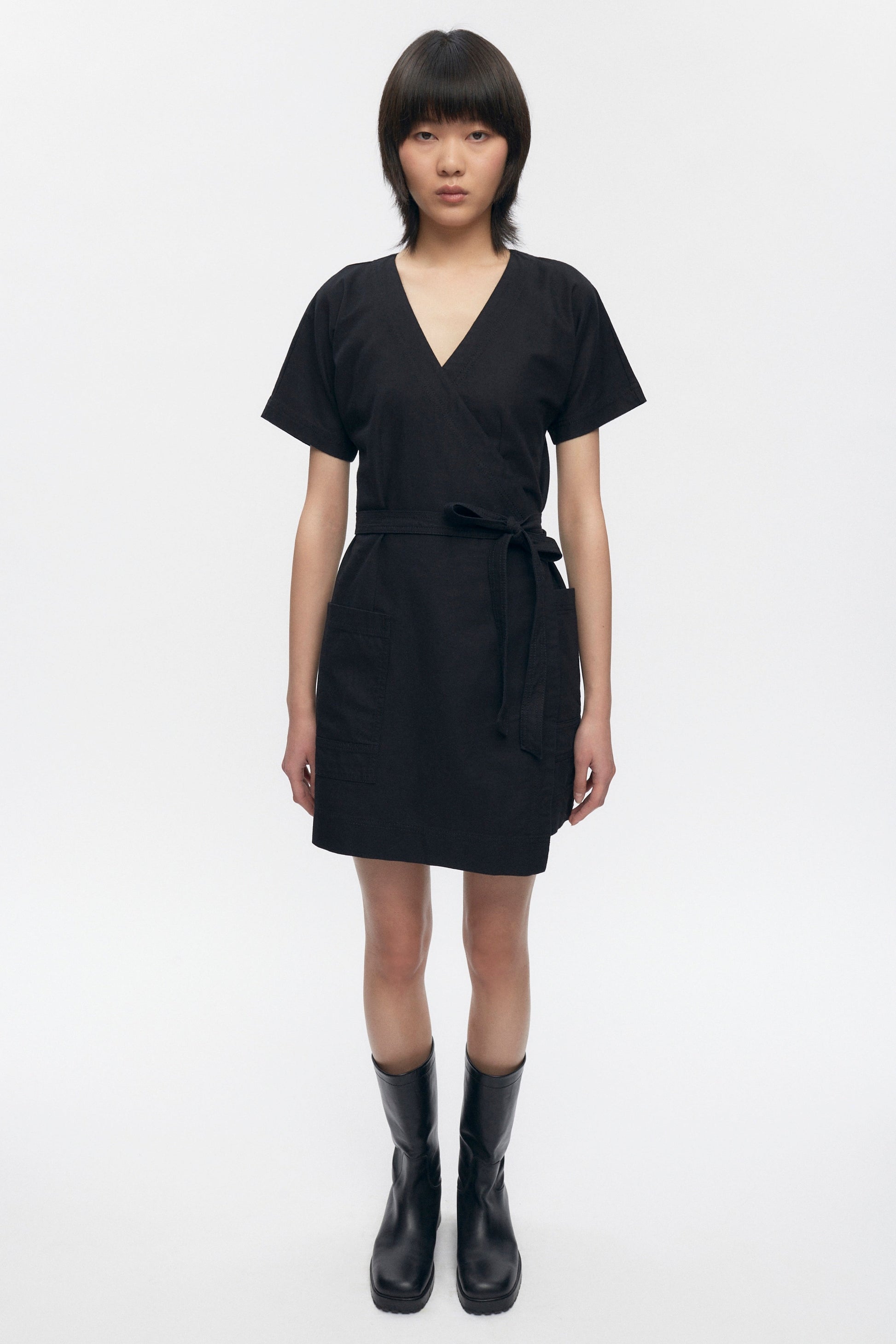 Robe portefeuille pour femme