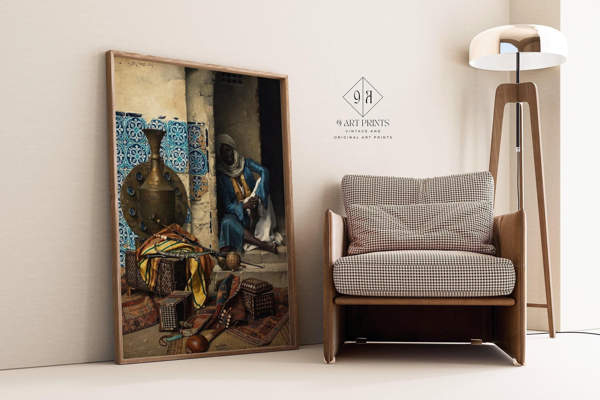 Ludwig Deutsch - The Artefacts Dealer | Famous Orientalist Art (available handframed or unframed)