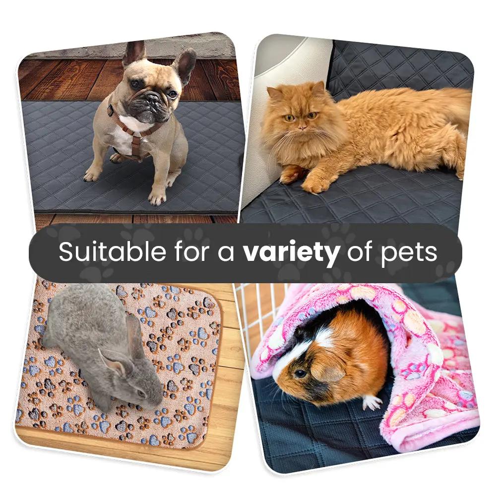 5-Piece Fleece Bedding Set – Perfect for Guinea Pigs, Rabbits,  Dogs & Cats- Value Pack LUFTPETS