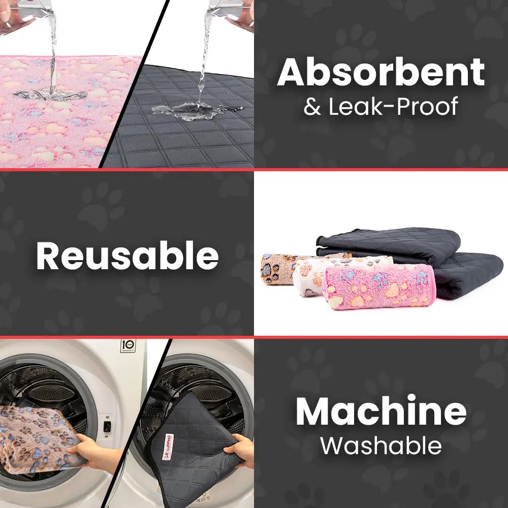 Parure de lit polaire 5 pièces pour cochon d'Inde et lapin – Parfaite pour chiens et chats