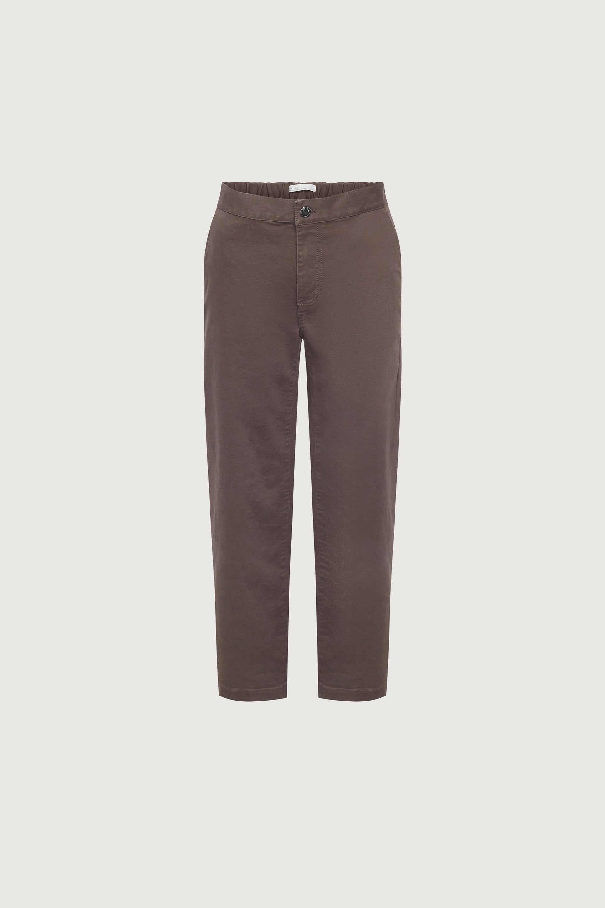 PANTALON LARGE EN SERGÉ LONGUEUR COURTE