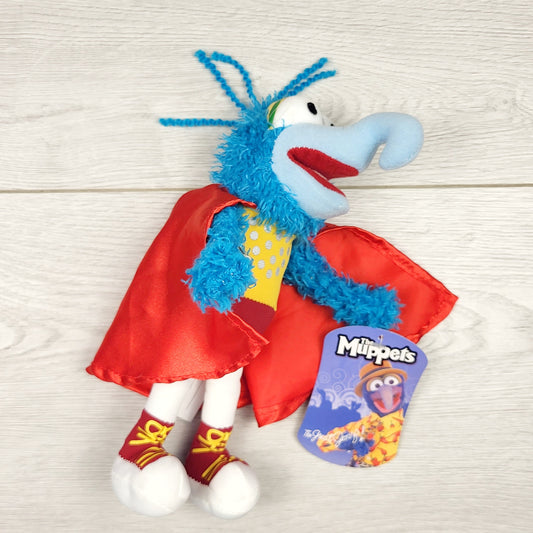CHLV3 - NEW - Muppets plush Gonzo toy (approx 7 inches tall)