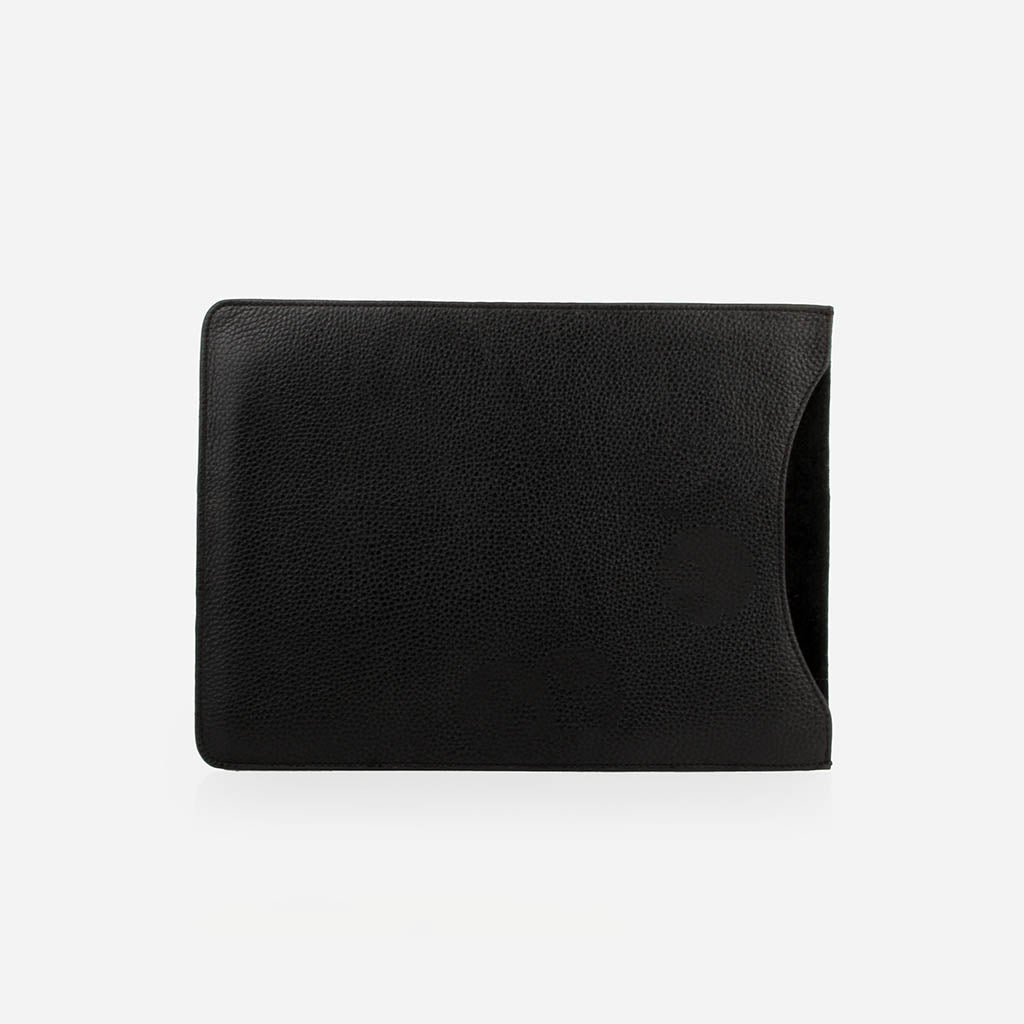The Lisboa Tote + Laptop Sleeve Set Black