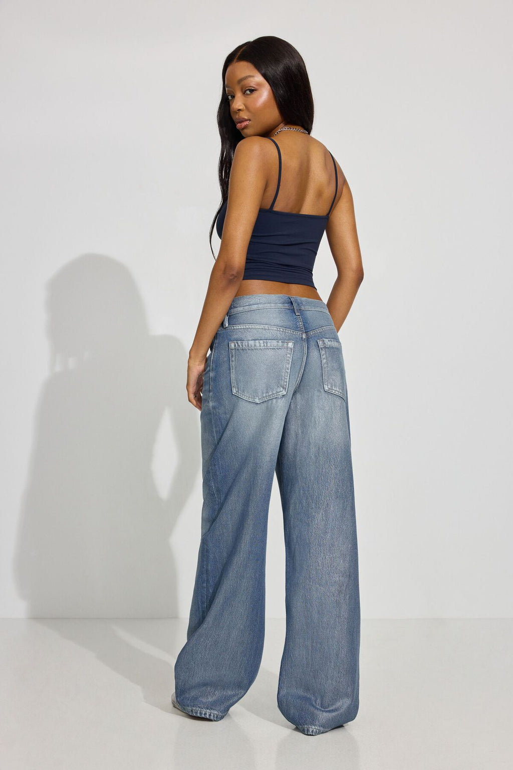 Jean baggy taille basse