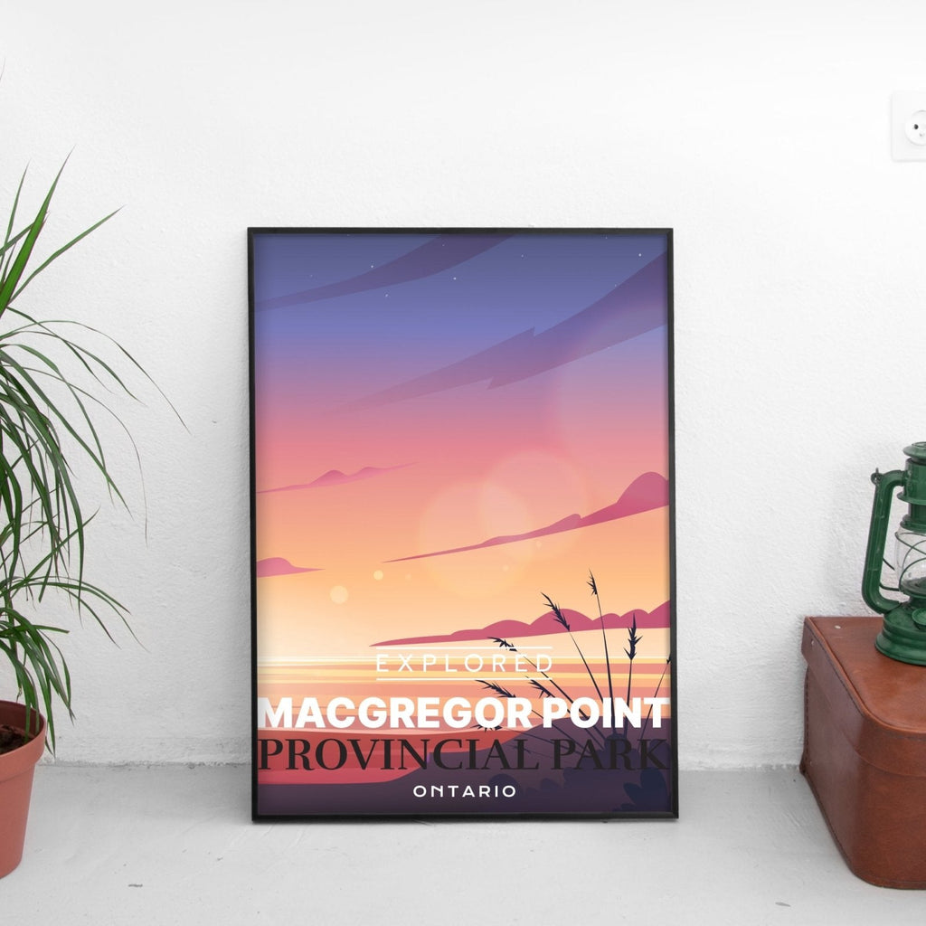 MacGregor Point Provincial Park 'Explored' Poster, Canada Parks