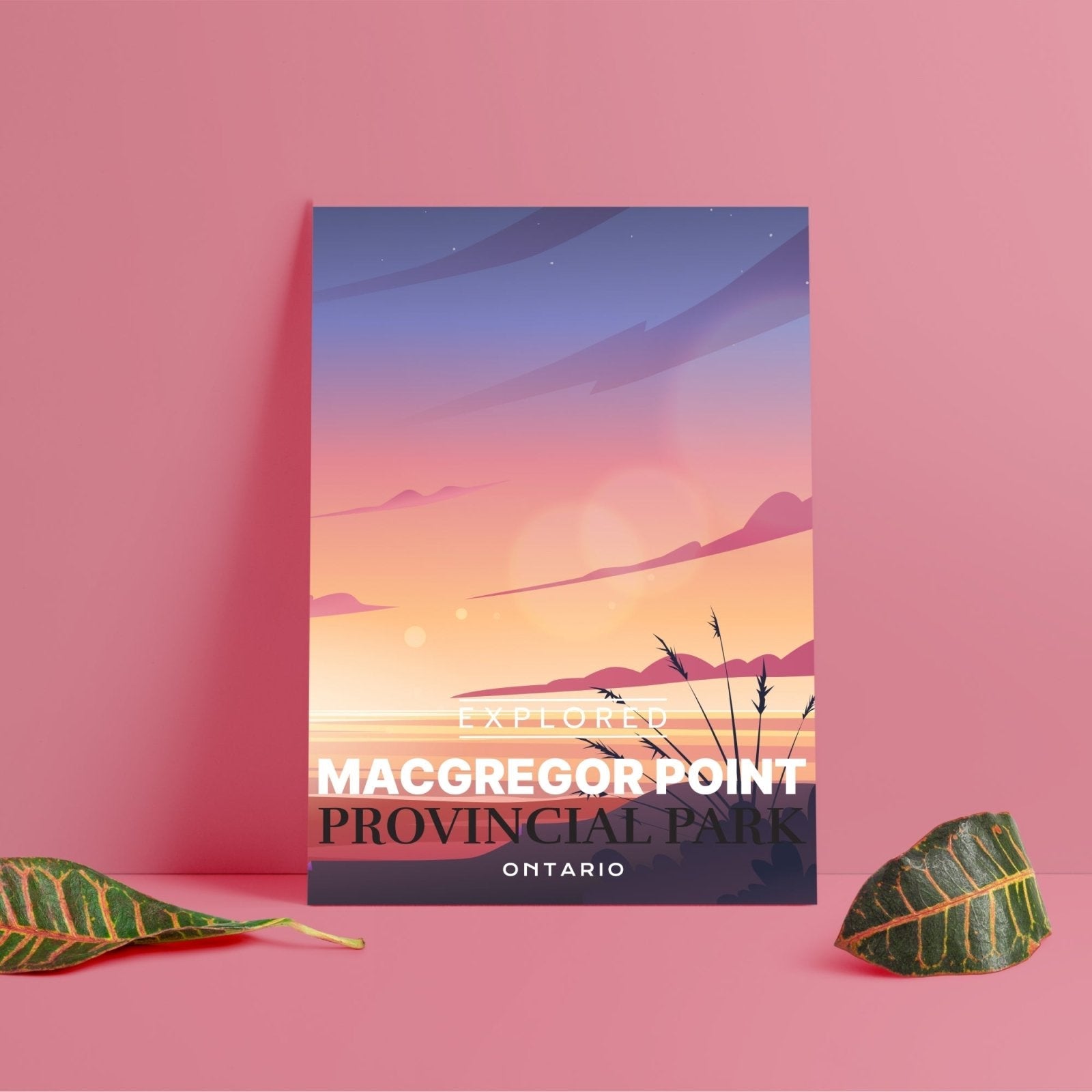 MacGregor Point Provincial Park 'Explored' Poster, Canada Parks