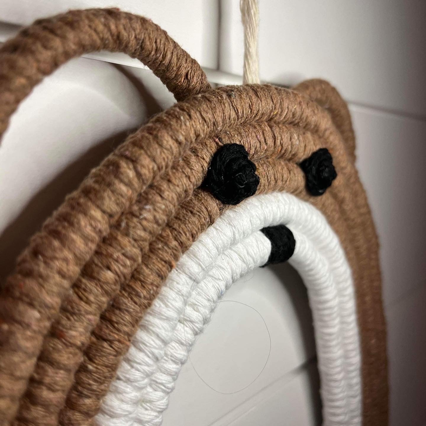 Macrame Bear rainbow