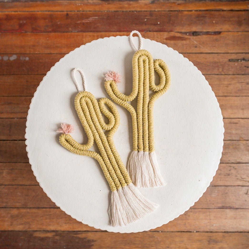 Cactus en macramé