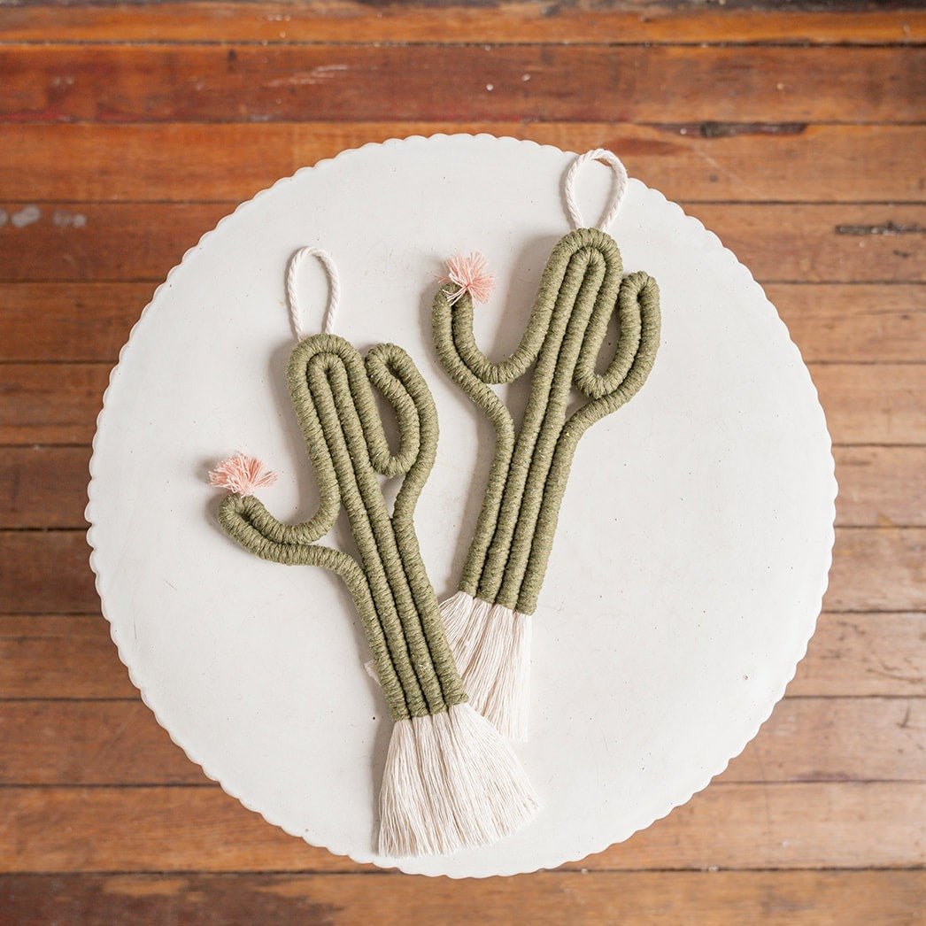 Cactus en macramé