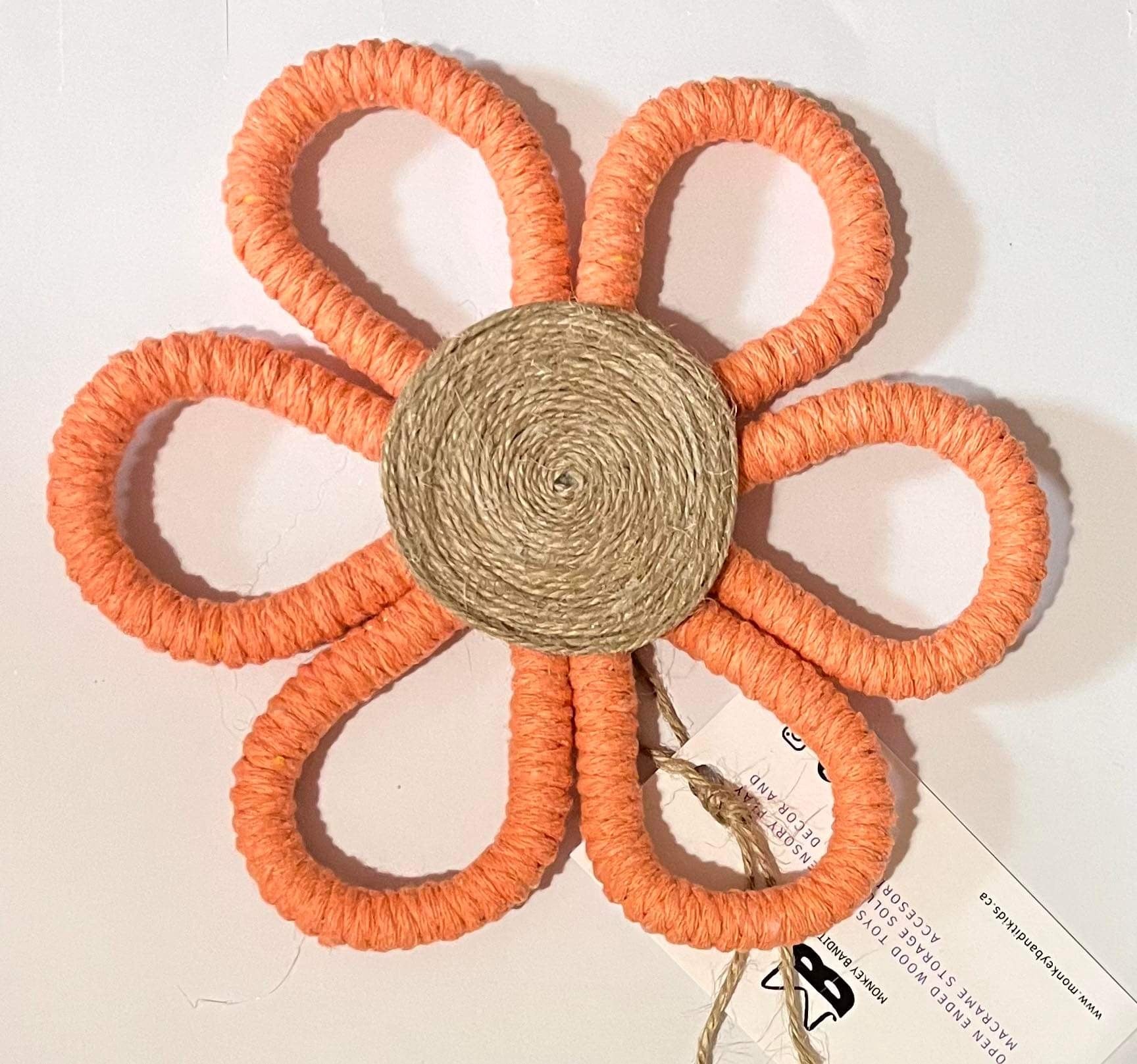 Fleur en macramé - petite