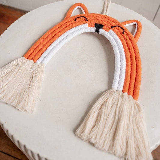 Macrame Fox Rainbow