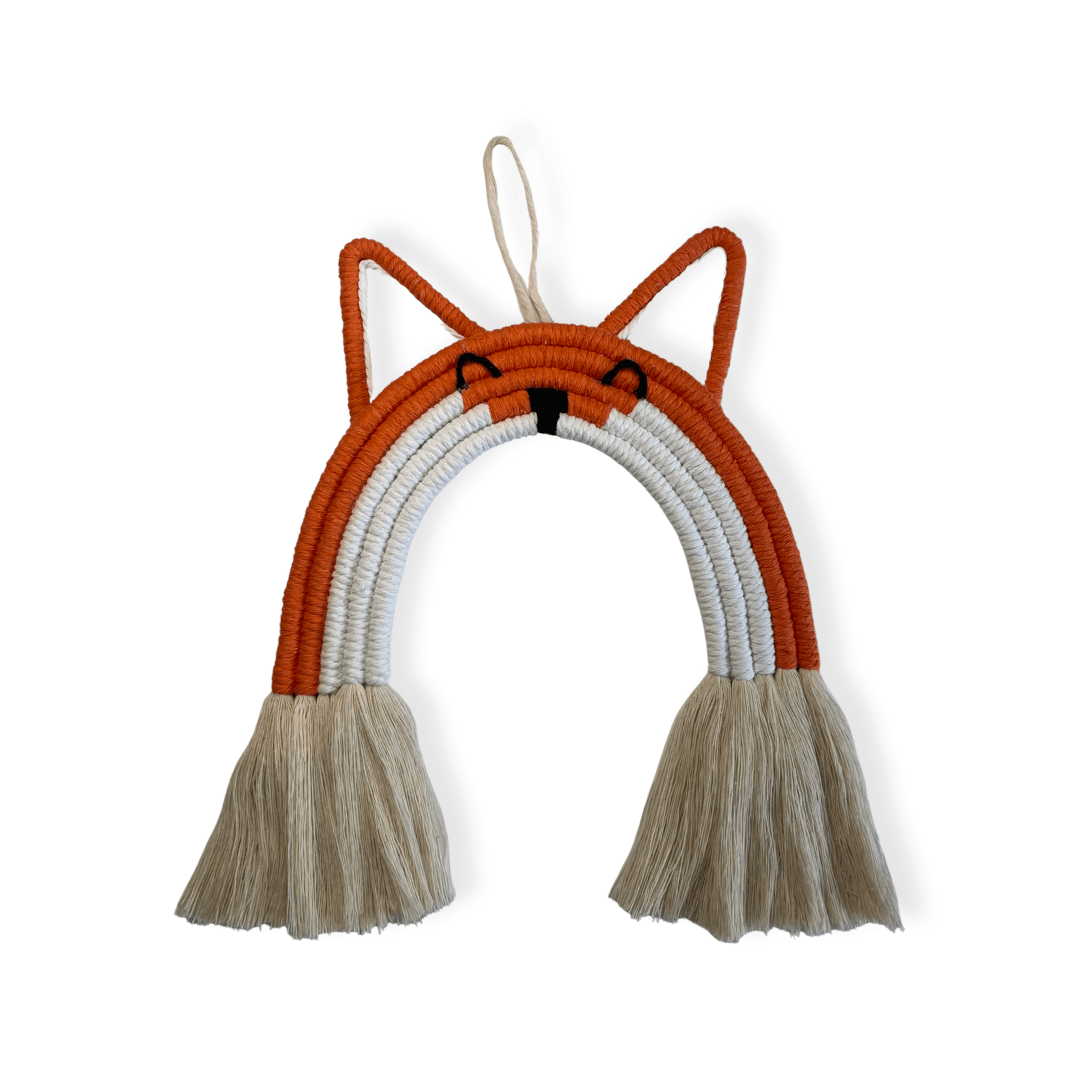 Macrame Fox Rainbow