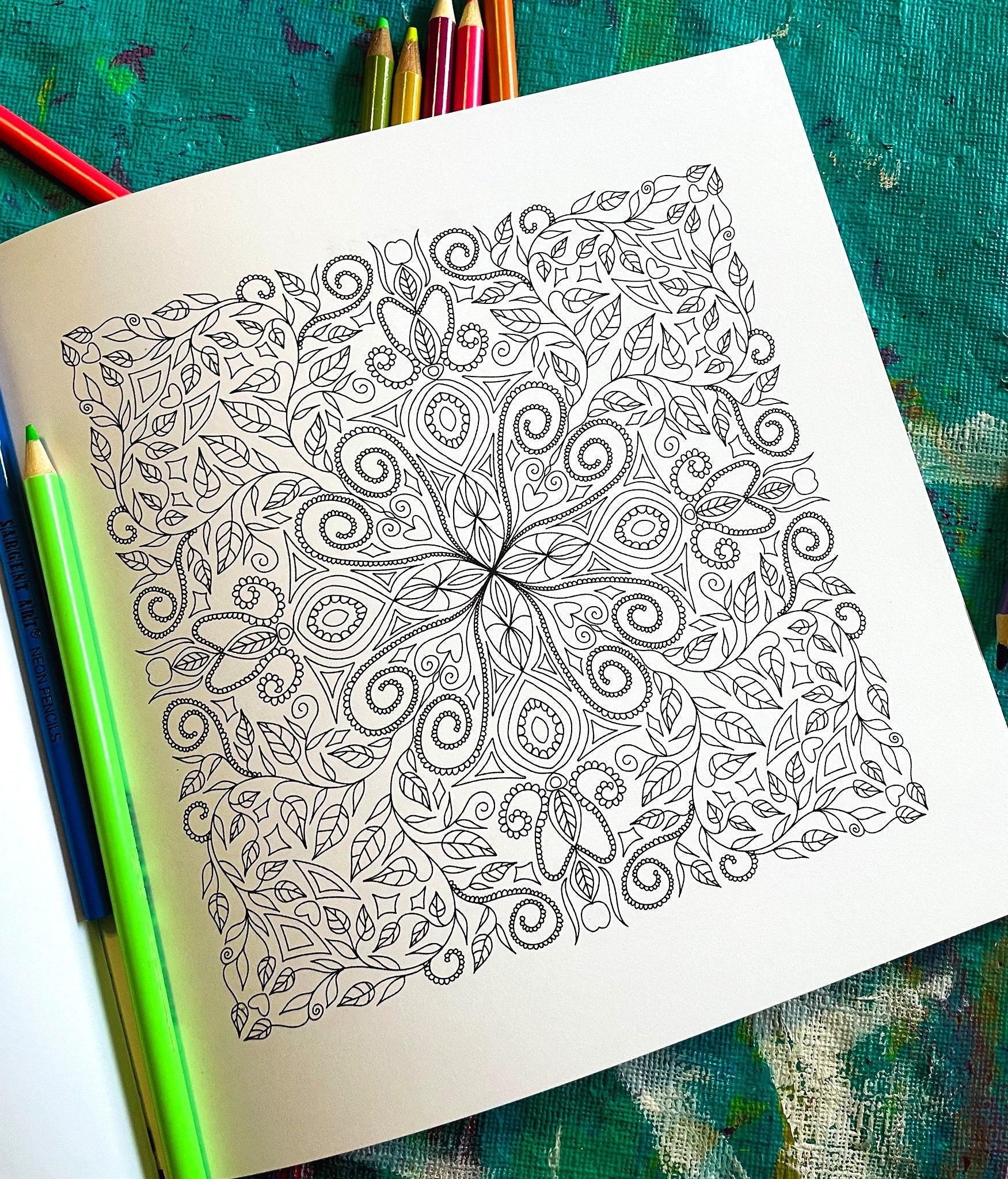 Mandalart: A Mandala Colouring Book By Willow Rivers & Mx Kowalski