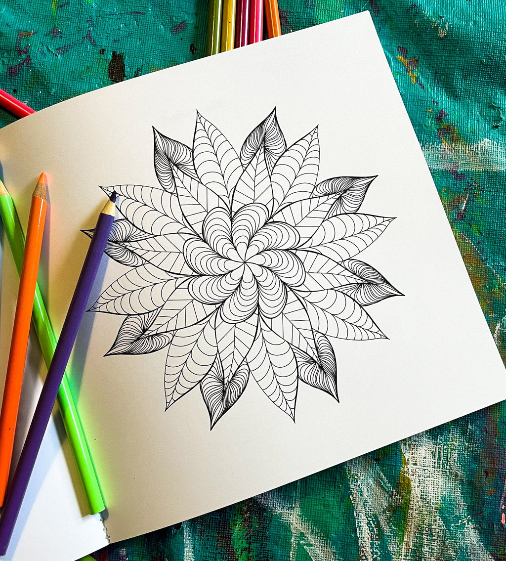 Mandalart: A Mandala Colouring Book By Willow Rivers & Mx Kowalski
