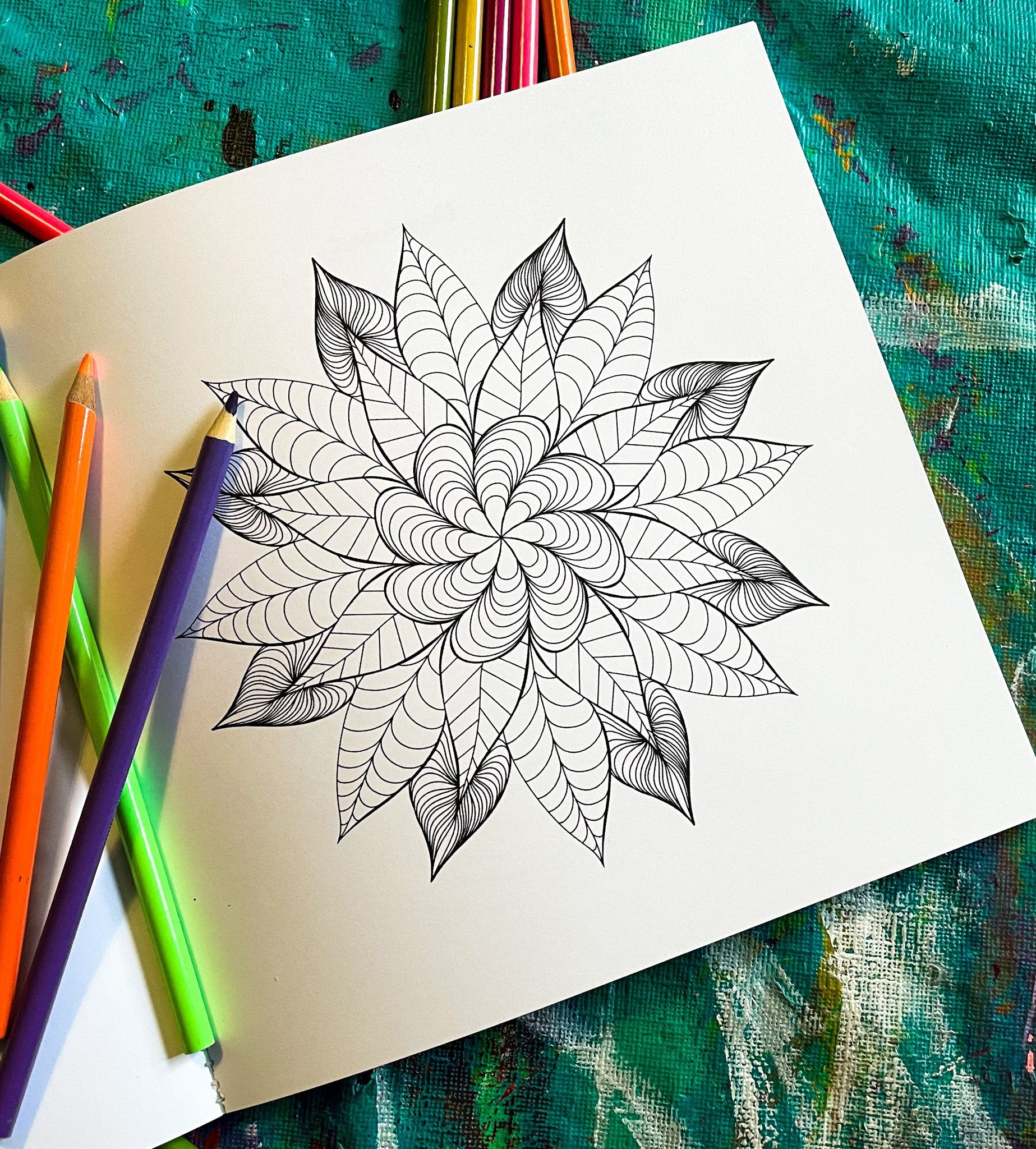 Mandalart: A Mandala Colouring Book By Willow Rivers & Mx Kowalski