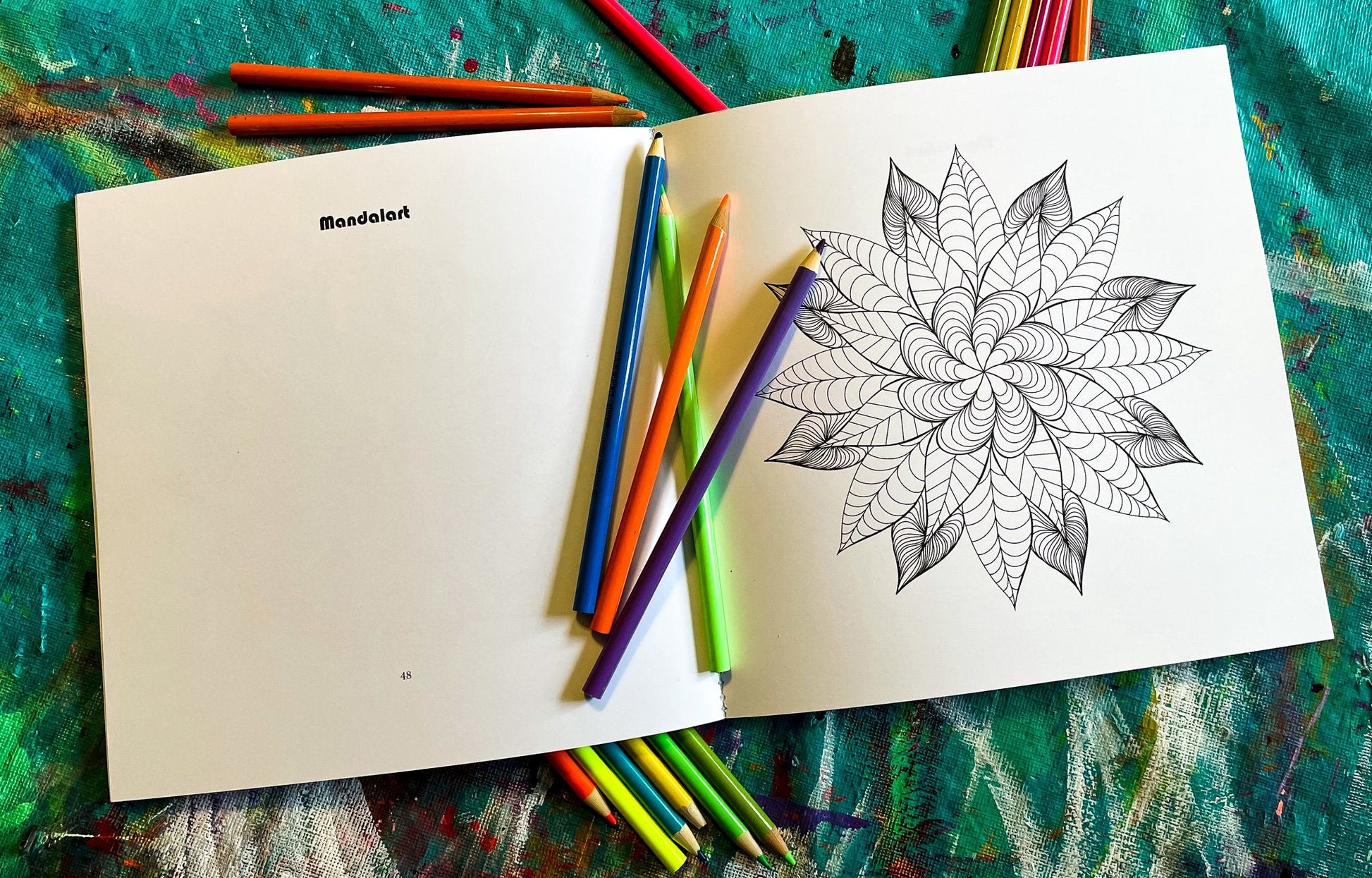 Mandalart: A Mandala Colouring Book By Willow Rivers & Mx Kowalski