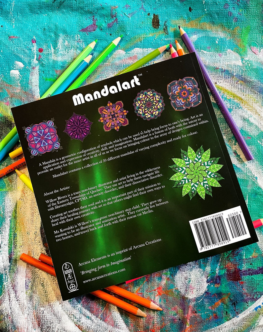 Mandalart: A Mandala Colouring Book By Willow Rivers & Mx Kowalski