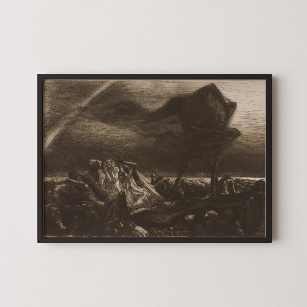 Marcel Roux Reaper Art Print: Symbolist Giclee